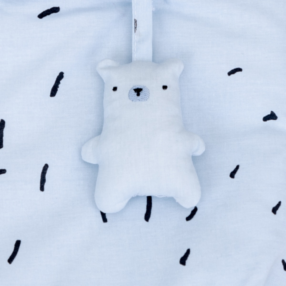 Coș Scutece Kikkaboo Bear Blue, Organizator Accesorii