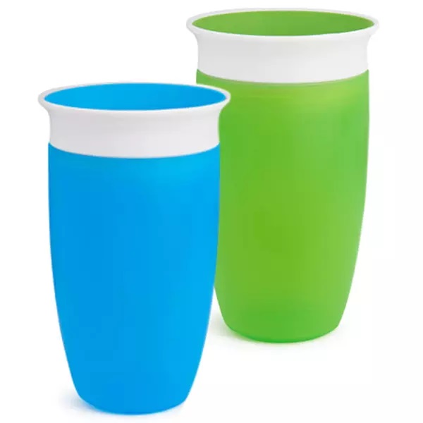 Set 2 cani Munchkin Miracle 360°, AntiVarș, 296ml