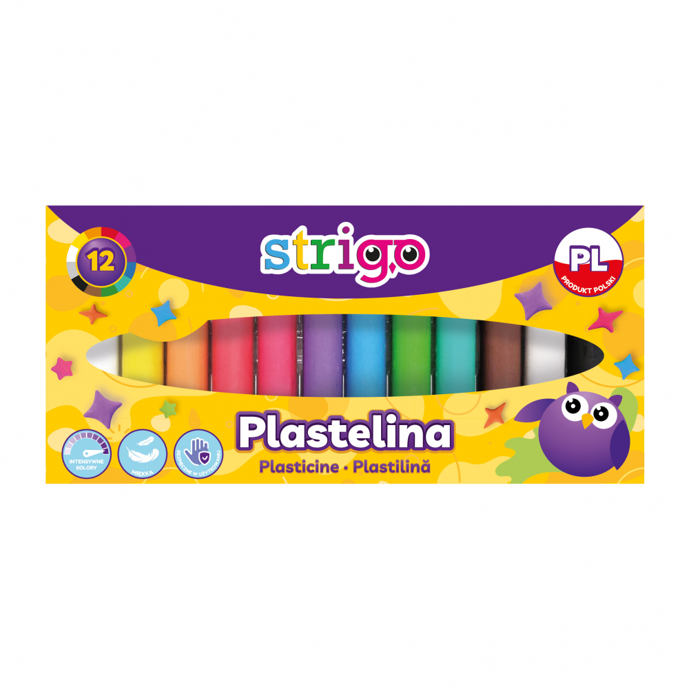 Set Plastilina Strigo 12 Culori | Creativitate