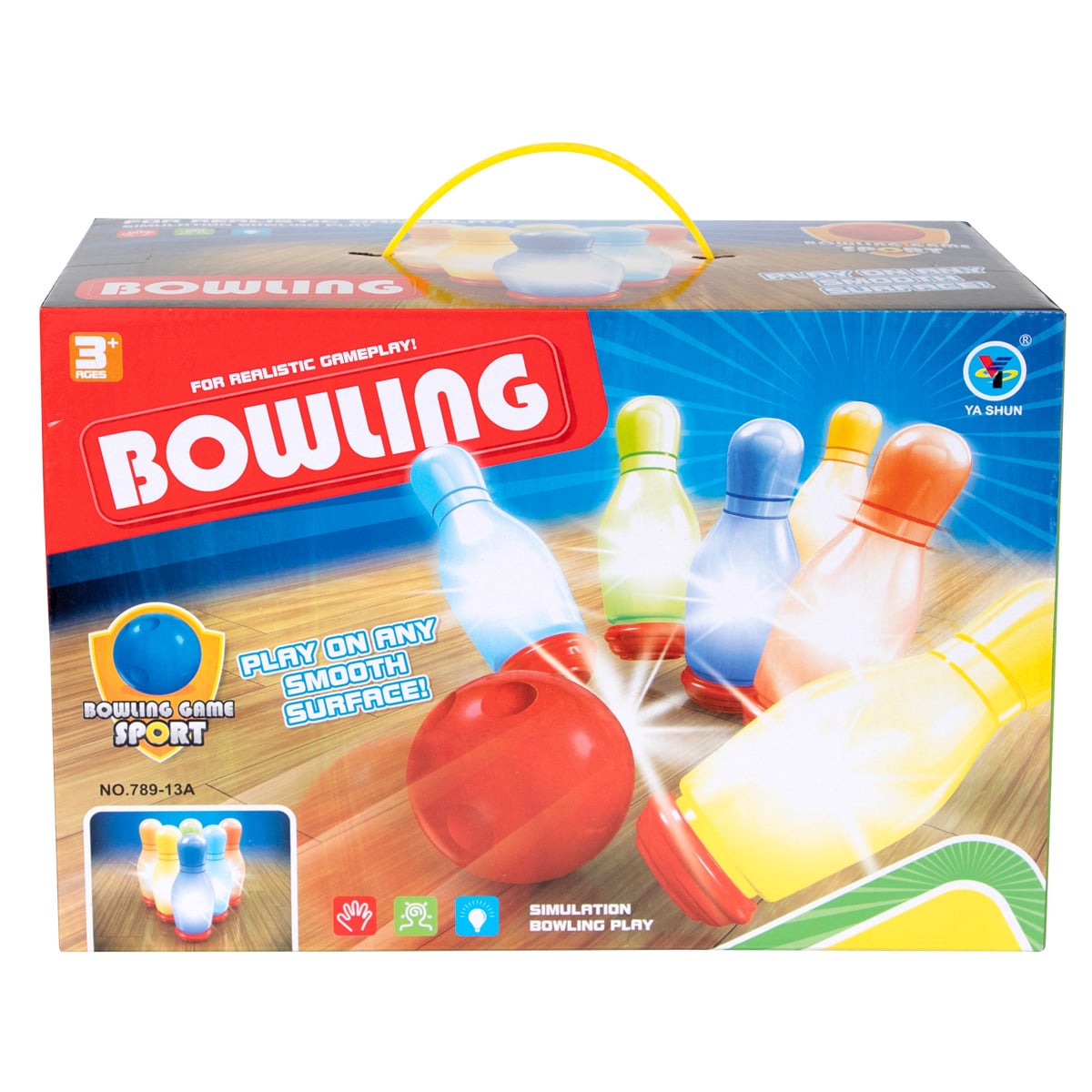 Set Bowling Rising Sports cu Luminile