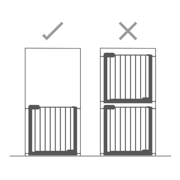 Poartă Siguranță Munchkin Easy Lock Alb