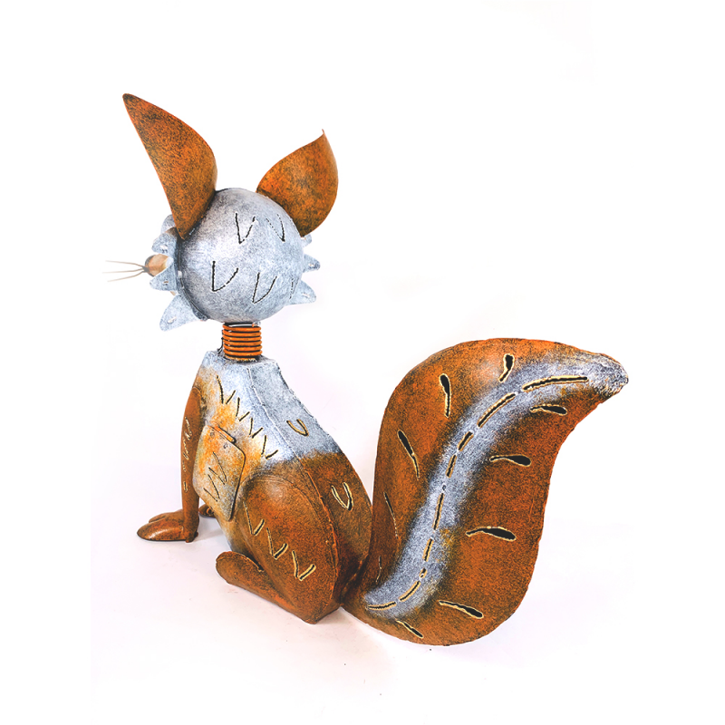 Decoratiune Vulpe Metal pentru Gradina | Design Unic
