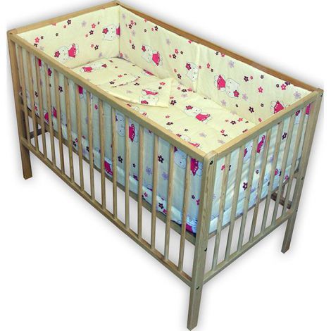 Set Lenjerie Patut Kitty 5 Piese Crem Hubners