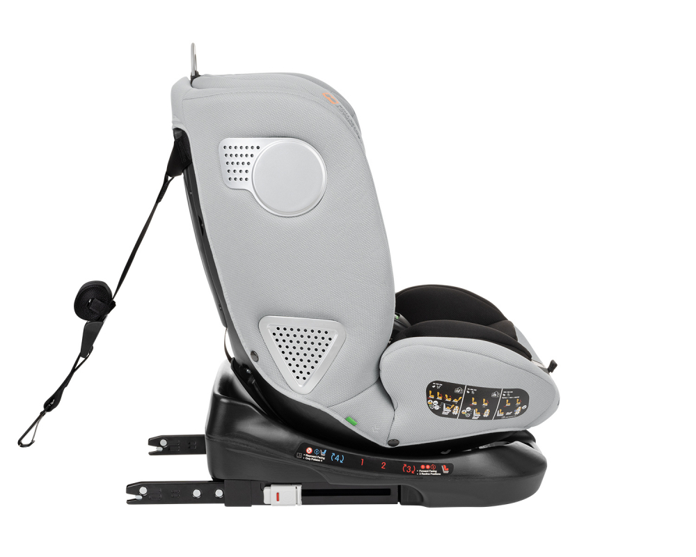 Scaun Auto Kikkaboo i-Moove Light Grey, 40-150 cm - imagine 7