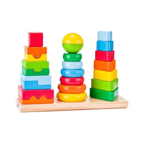 Jucarie Didactica Lemn Woodyland | Forme Geometrice