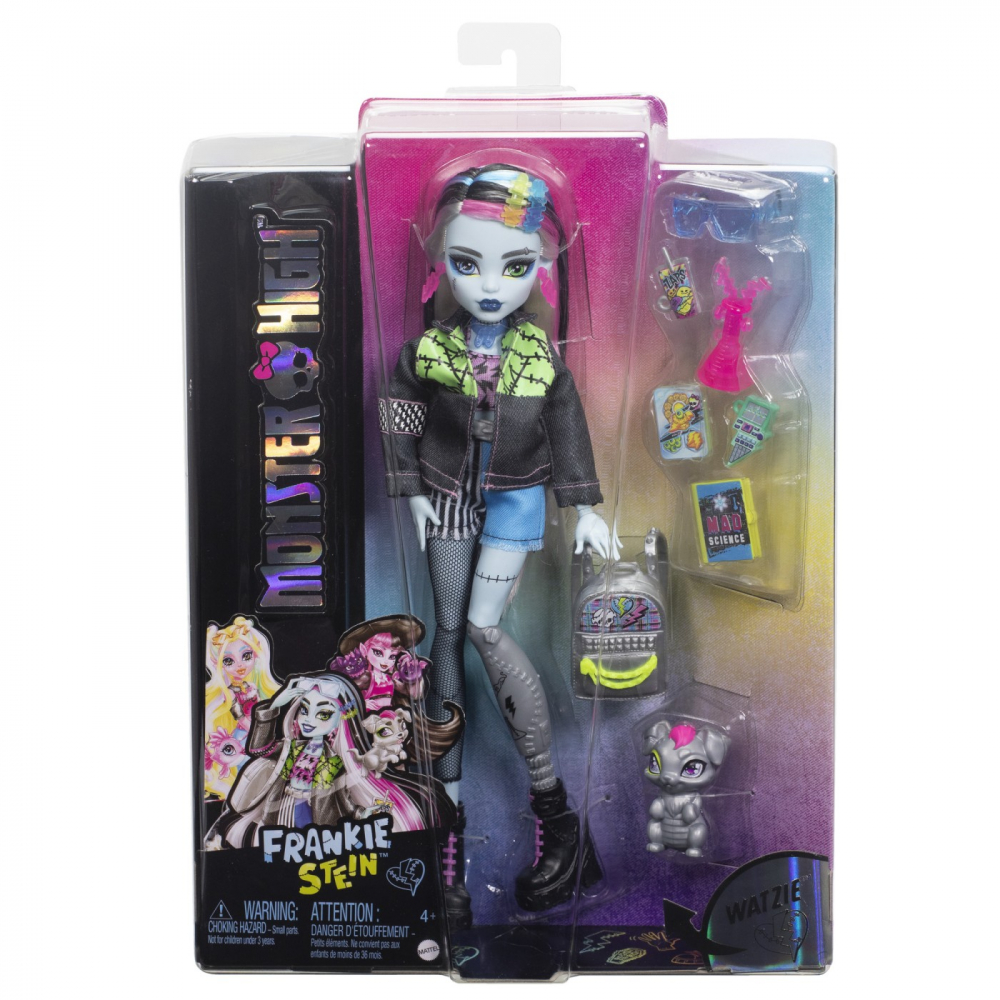 Papusa Monster High Frankie Stein si Watzie Mattel