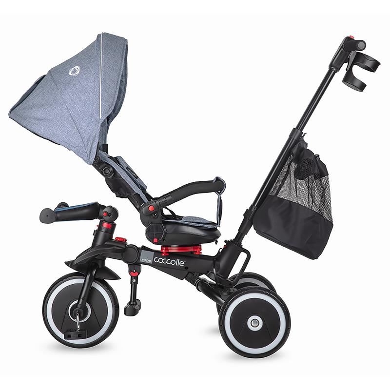 Coccolle Vispo Tricicletă Pliabilă Urban Grey
