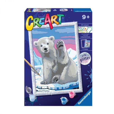 Ravensburger Pictură Urs Polar pe Numere