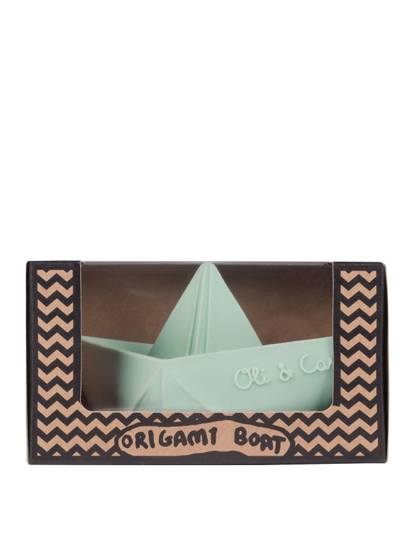 Jucarie Baie Barca Origami | Oli&Carol Menta - imagine 2