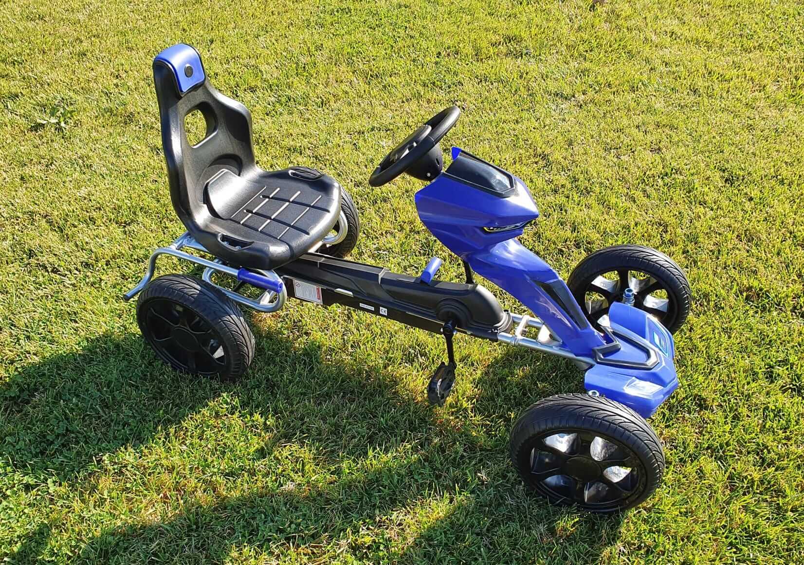 Kart Pedale Albastru Grand Ride | Autokids - imagine 4
