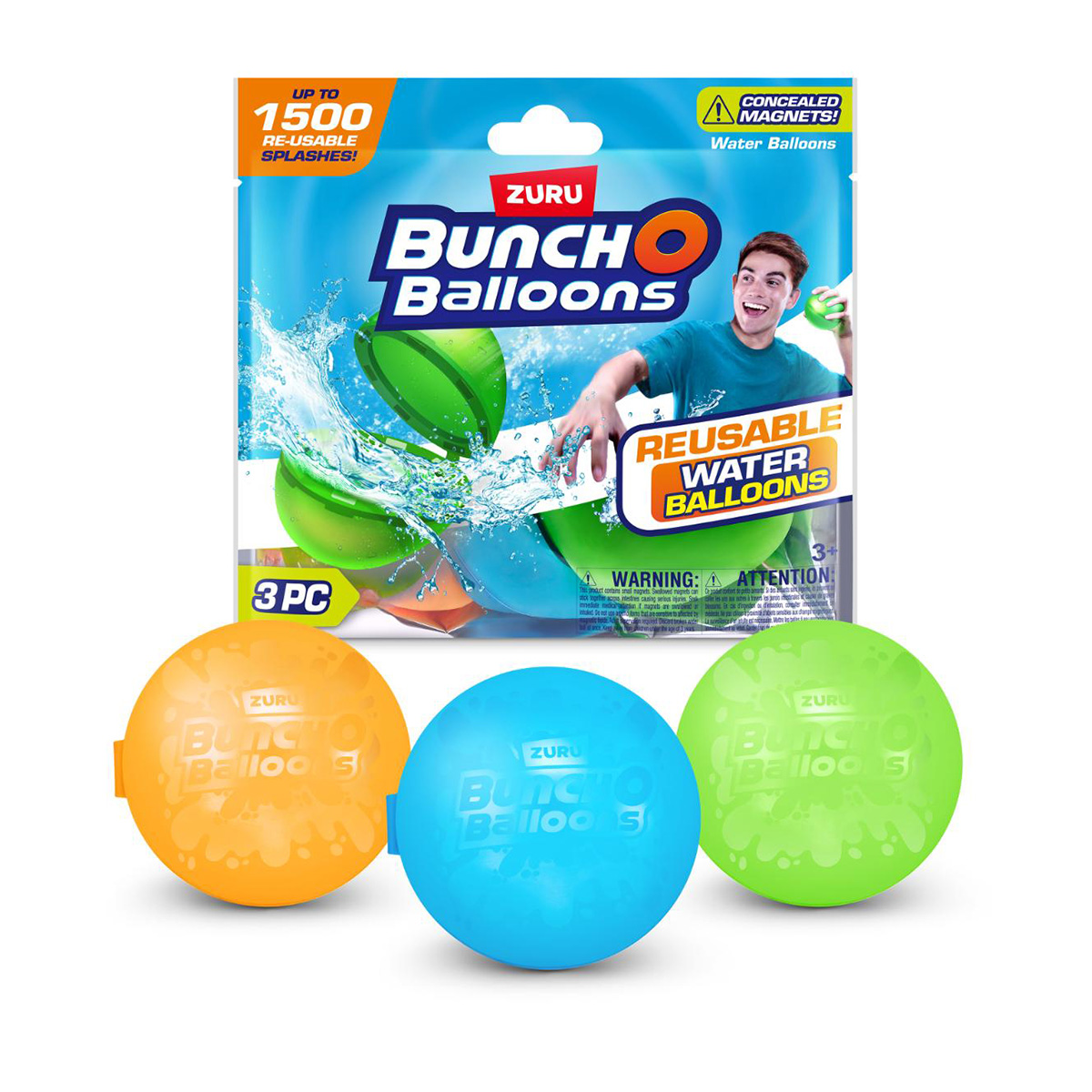 Set 3 Baloane cu Apa Bunch O Balloons Reutilizabile
