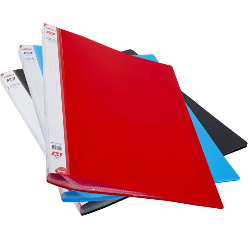 Dosar prezentare Noki, 20 folii, plastic negru
