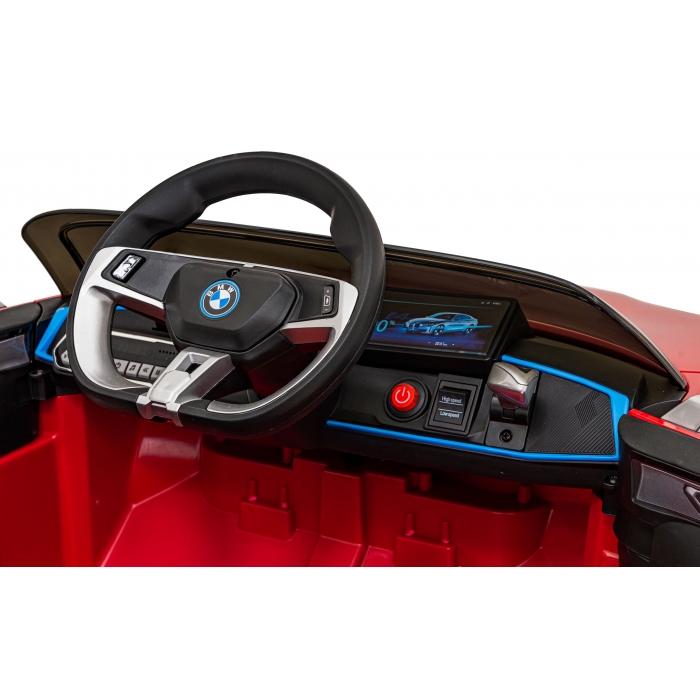 Masinuta Electrica BMW i4 Rosu 50W cu Telecomanda - imagine 6