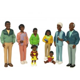 Set Figurine Familie Africană Miniland