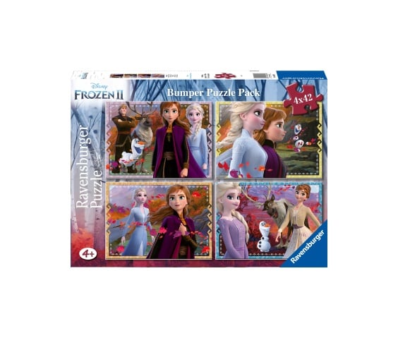 Puzzle Ravensburger Frozen II, 4x42 Piese