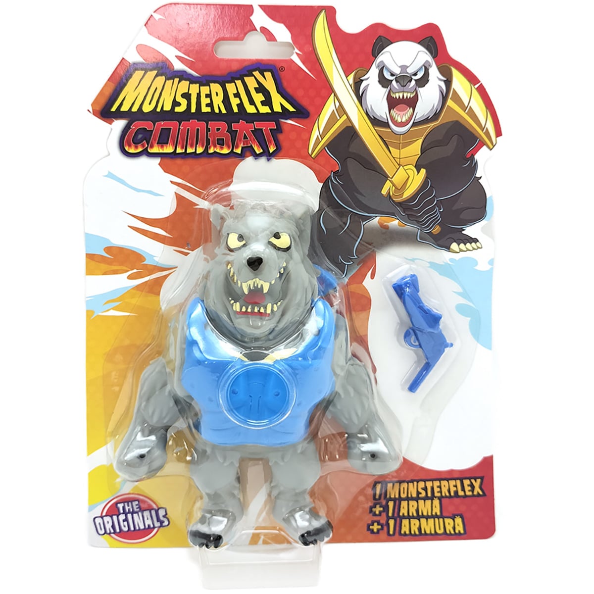 Figurina Monster Flex Soldier Werewolf, Jucărie Flexibilă