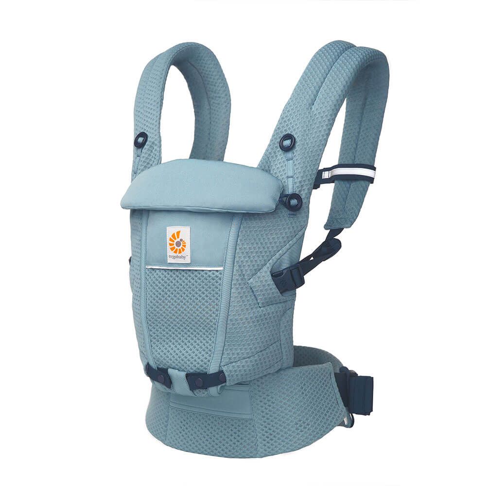 Marsupiu Ergobaby Adapt Soft Flex Mesh, Slate Blue - imagine 4