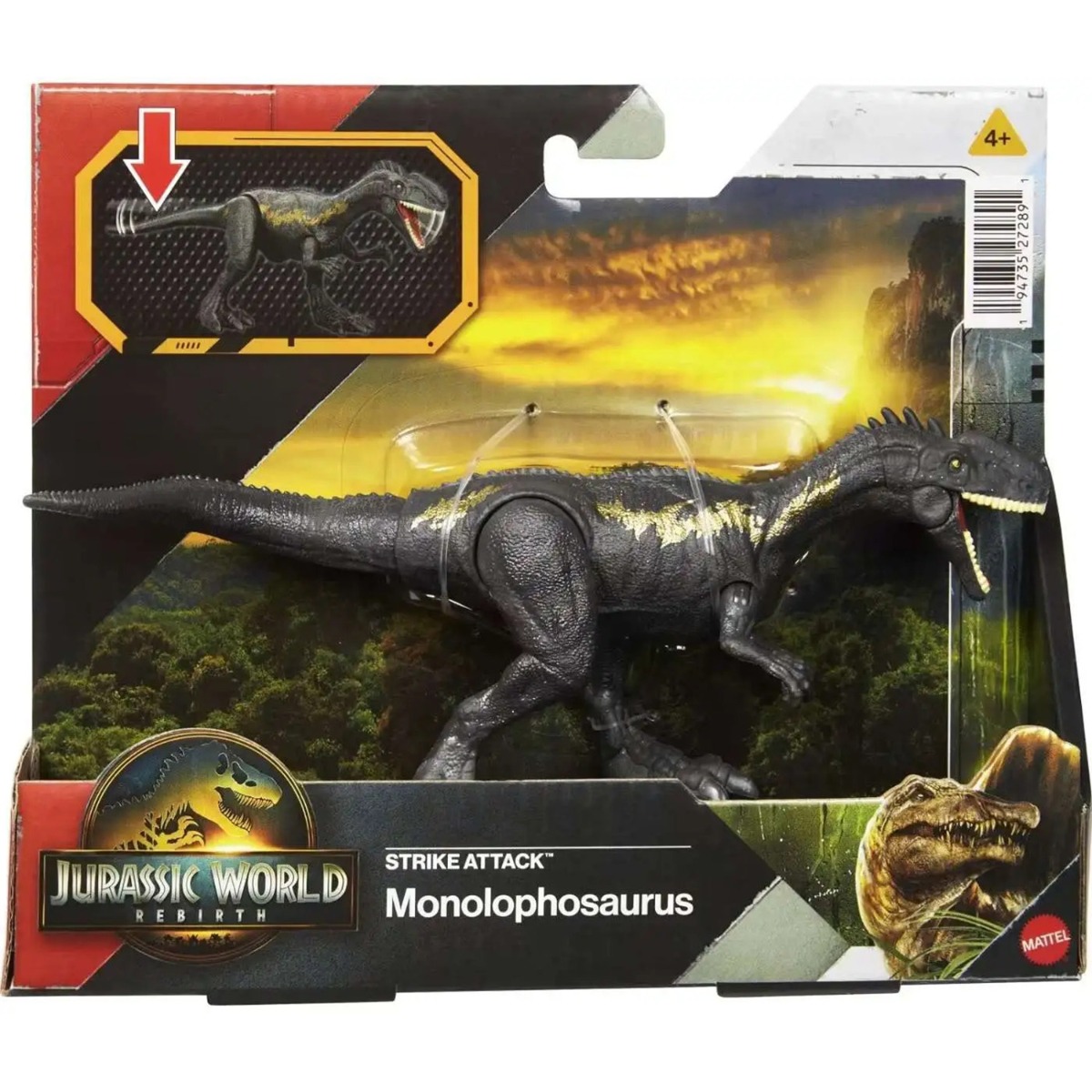Figurina Monolophosaurus Jurassic World Rebirth