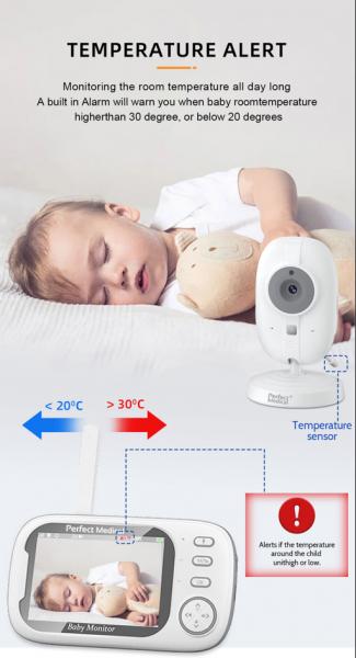 Monitor Video Bebe Perfect Medical Wireless - imagine 2