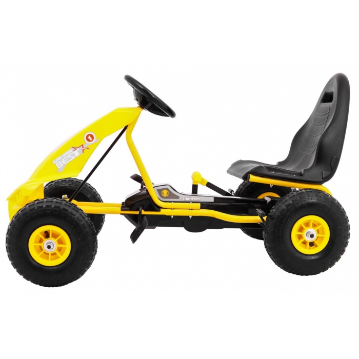Gokart Champion Galben - Aventura Sigură 3+ - imagine 2