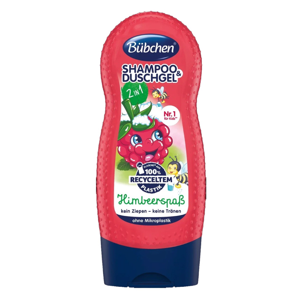 Șampon și Gel de Duș Bubchen Zmeura 230 ml