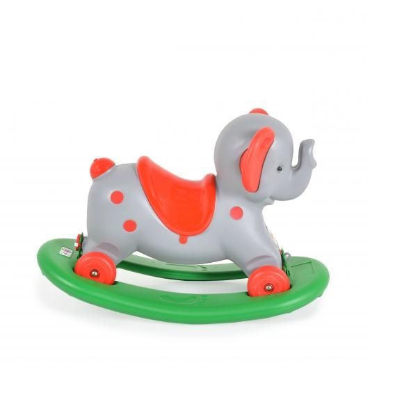Balansoar Elefant Pilsan 2 in 1, Gri - imagine 2