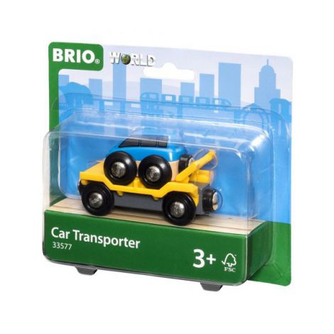 Transportor Mașini Brio 33577 - Trenulete Lemn