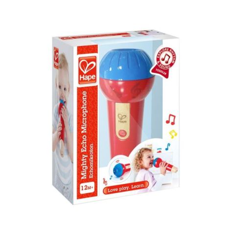 Hape Microfon Ecou - Jucărie Muzicală Lemn - imagine 2