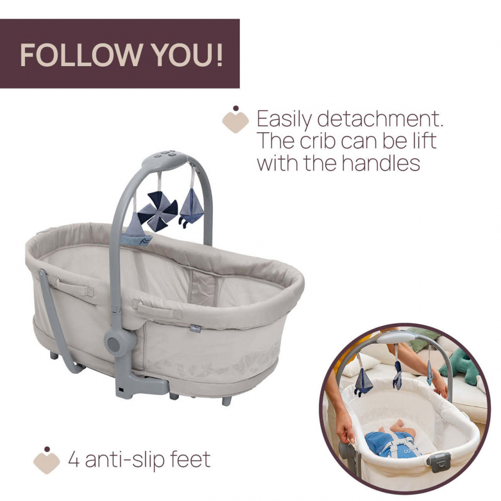 Chicco Baby Hug Pro 5-in-1 Bej | Multifuncțional 0-36 luni - imagine 3
