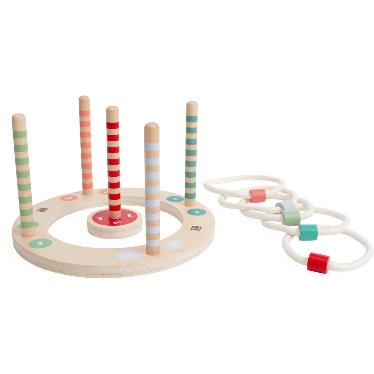 Joc Aruncare Inele BS Toys, Lemn