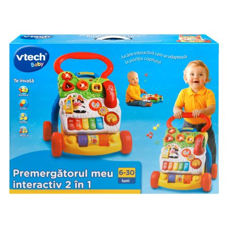 Antepremergator Vtech 2in1 Primii Pasi, Interactiv - imagine 10