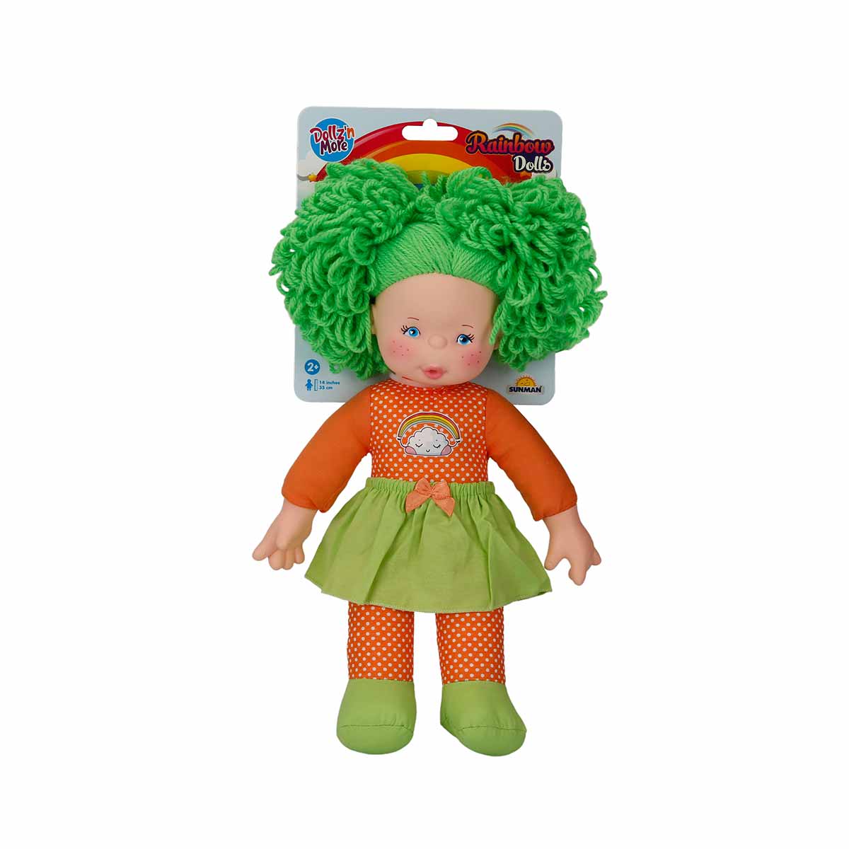 Papusa Dollz n More, Par Verde, 35 cm