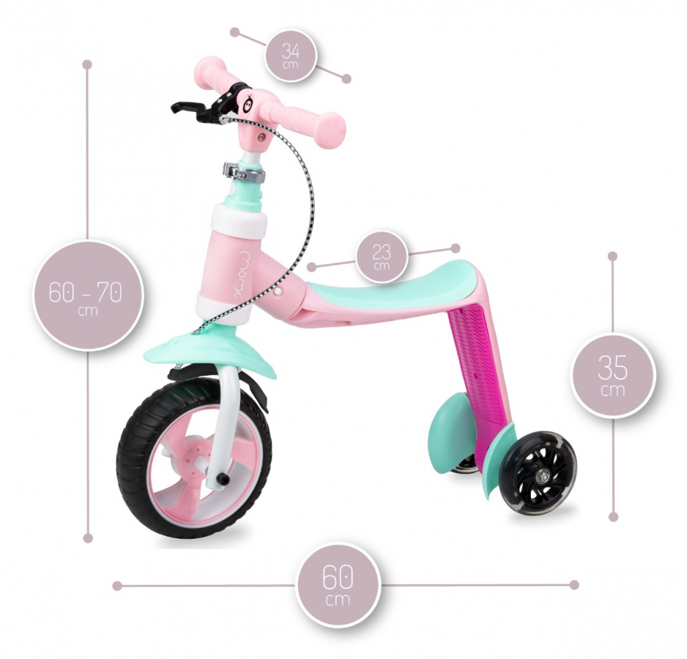 Trotineta Transformabila 2-in-1 MoMi Elios - imagine 2