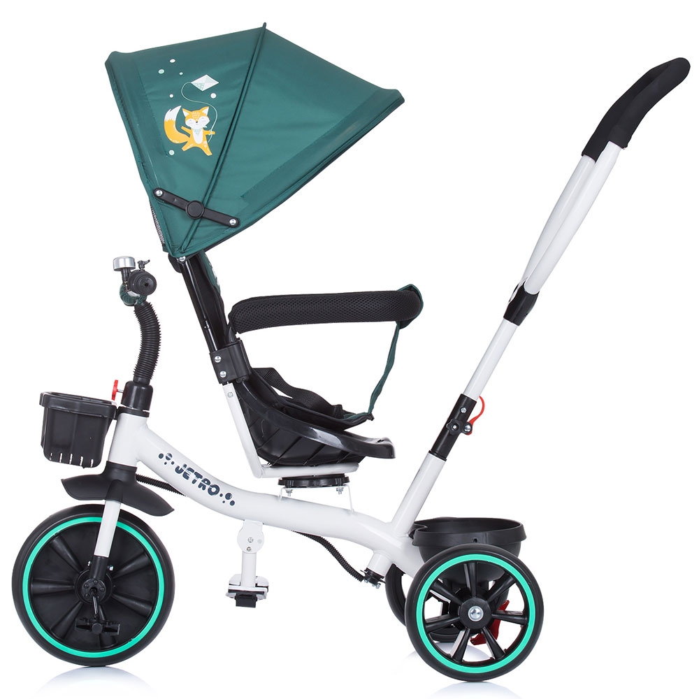 Tricicleta Chipolino Jetro Avocado, Scaun Reversibil - imagine 2