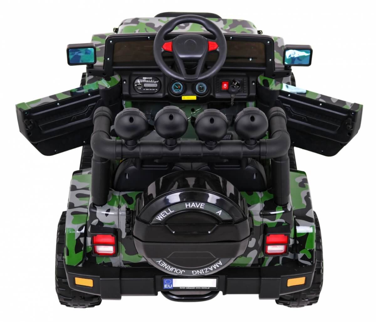 Masinuta Electrica 4x4 Military | Autokids - imagine 7