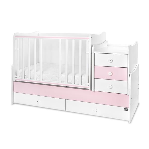 Lorelli Maxi Plus Trio White - Pat transformabil 3-în-1 - imagine 3