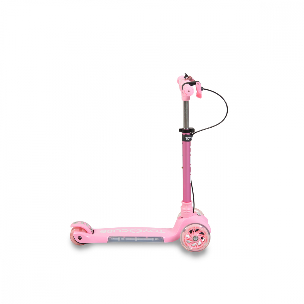 Trotineta Byox Pink LED, Pliabilă - imagine 4