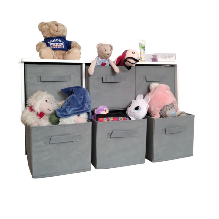 Mobilier depozitare Ginger Home 6 cutii textile - imagine 5