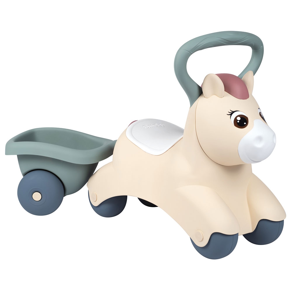 Smoby Pony Ride-On cu Remorcă, de la 1 an - imagine 8