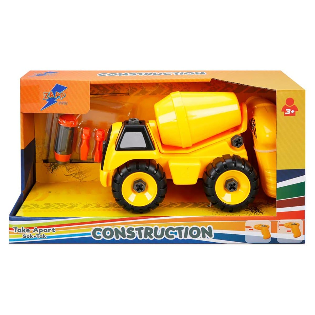 Betoniera Zapp Toys cu Bormașină și Sunete