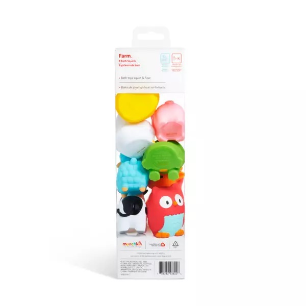 Set 8 Jucării de Baie Munchkin Farm 10L+ - imagine 4