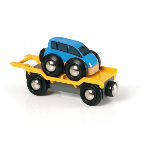 Transportor Mașini Brio 33577 - Trenulete Lemn - imagine 4