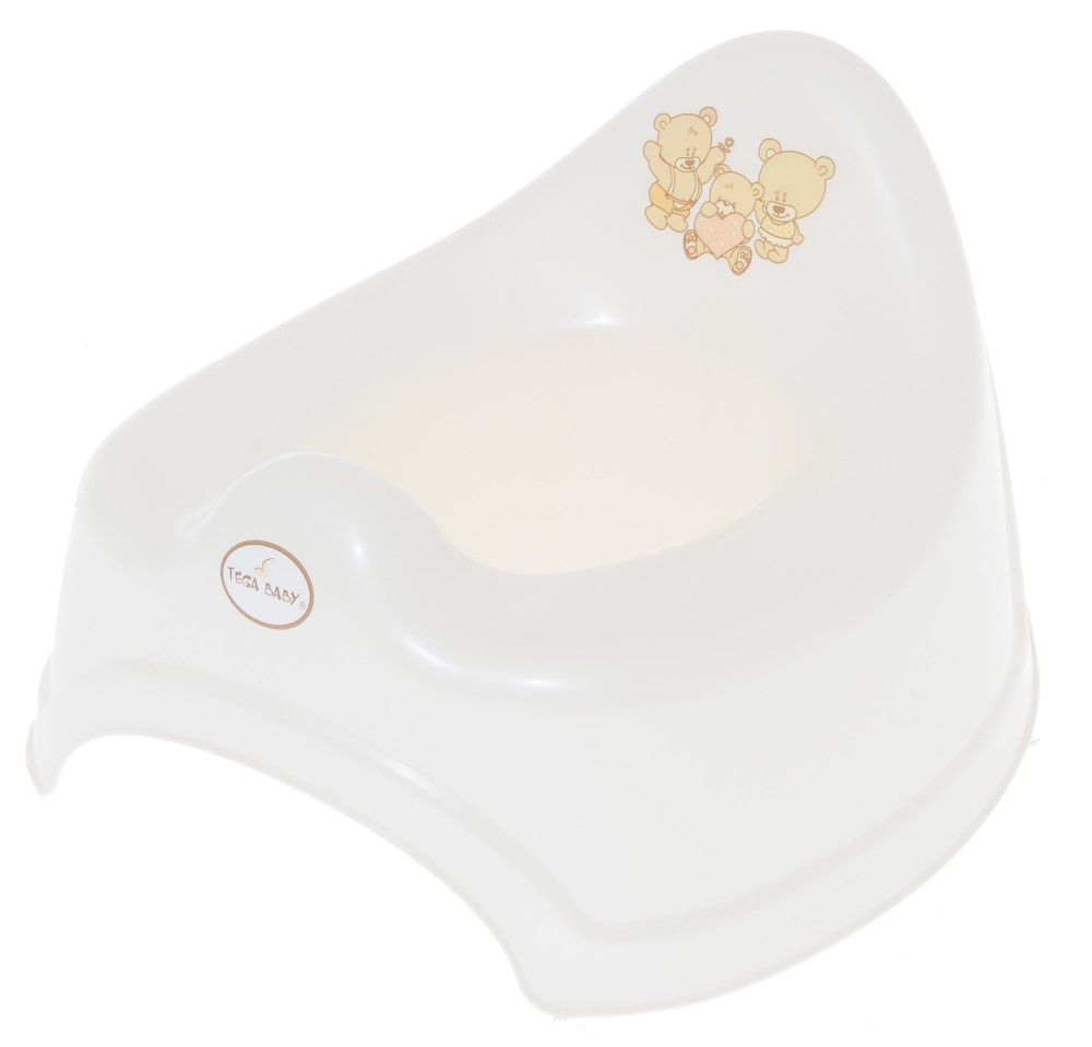 Olita Tega Baby Teddy Alb Perlat | Design Prietenos