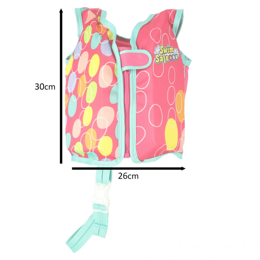 Vesta Inot Copii Bestway Pink, UPF 50+, Marime ML - imagine 9