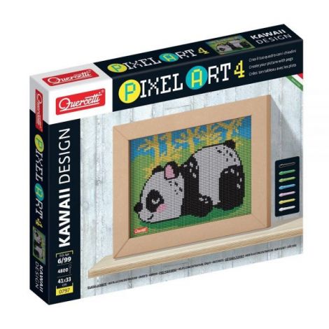 Joc Pixel Art Kawaii Panda Quercetti - 6-99 ani