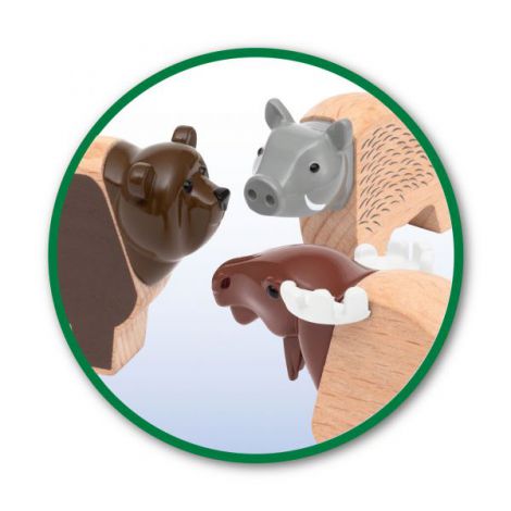 Set Animale Nordice Brio 33988 - Trenulet și Figurine - imagine 6