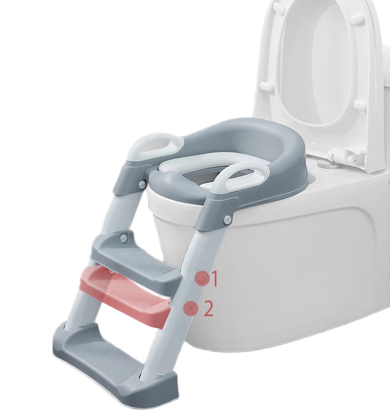 Reductor Toaleta Little Mom Grow Up Grey, Pliabil - imagine 4