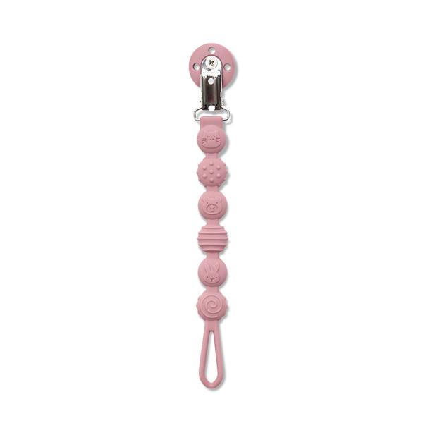 Lant Suzeță Lorelli Silicon Pink, Anti-pierdere