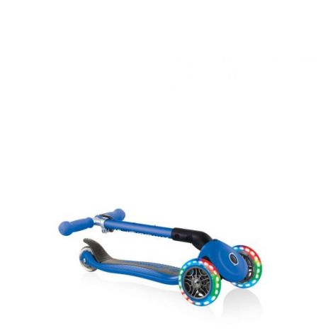 Trotineta Globber Primo Lights Pliabila Albastru - imagine 3