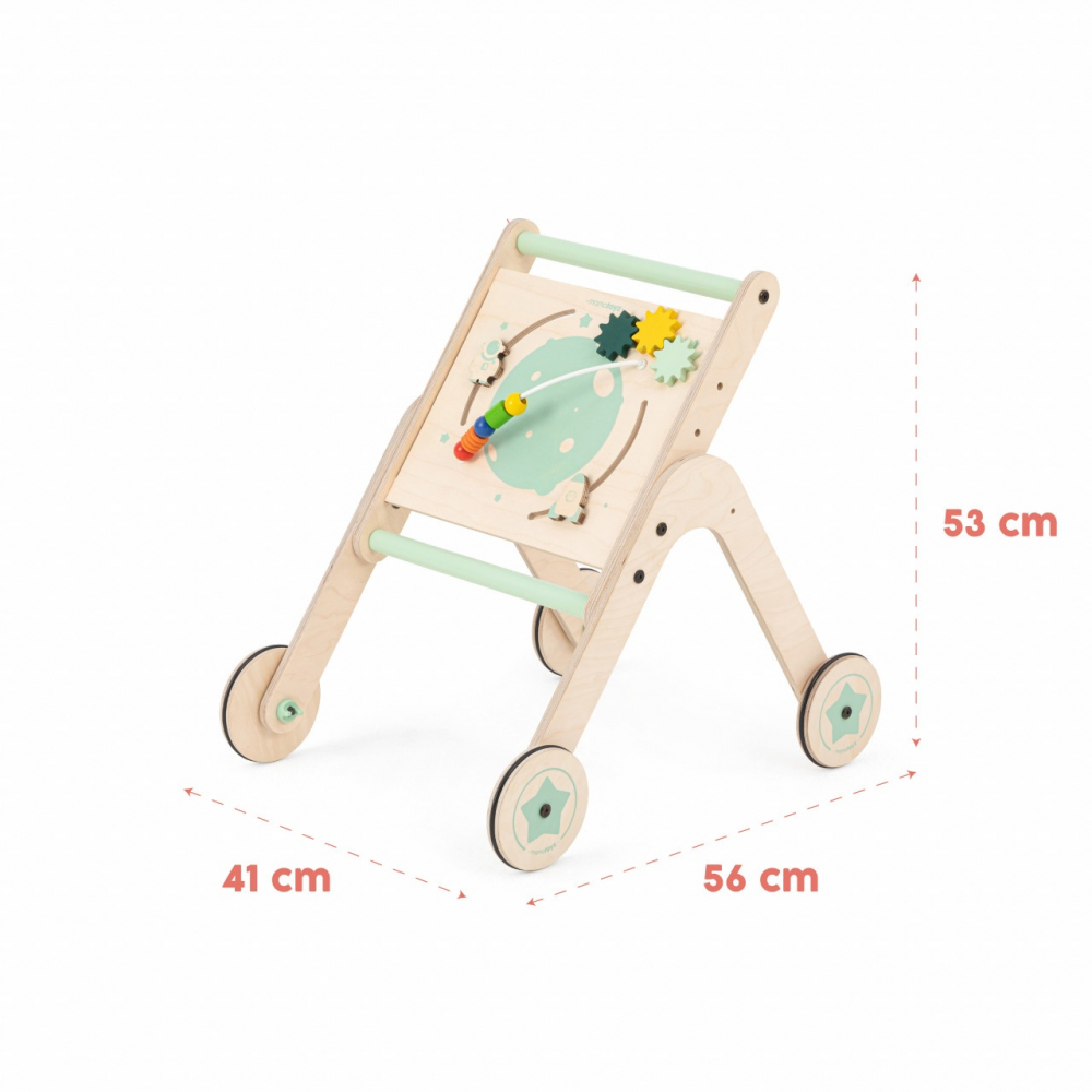 Antepremergator 4-in-1 MamaToyz din lemn - imagine 6